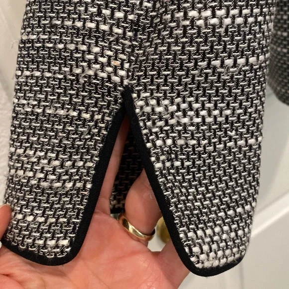 Kasper Textured Lined Womens Blazer - Picture 4 of 10